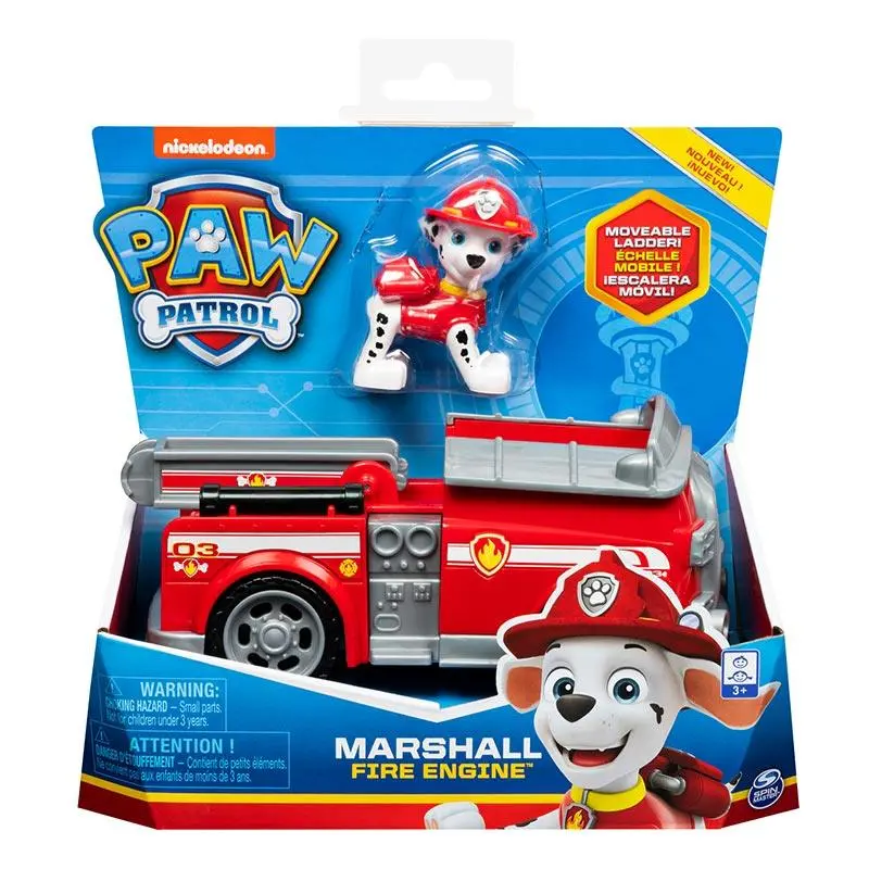 Paw Patrol Basic Vehicle Marshall's Fire Engine 1