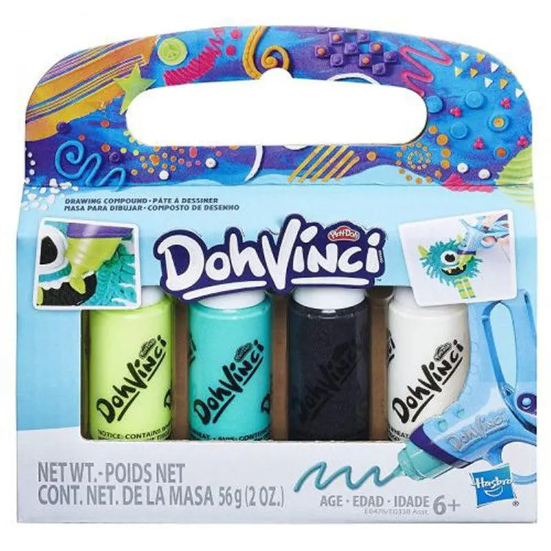 Play-Doh Dohvinci 4-Pack Drawing Compound - Midnight Monster 1