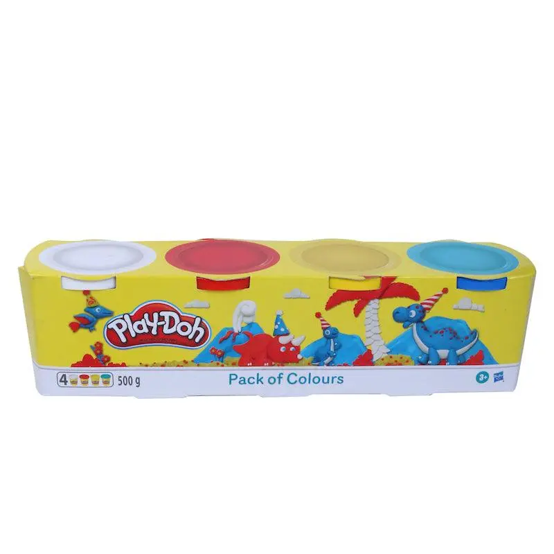 Play-Doh 4-Pack Of Colours For Kids 2 Years And Up With 4-Ounce Non-Toxic Colours 1