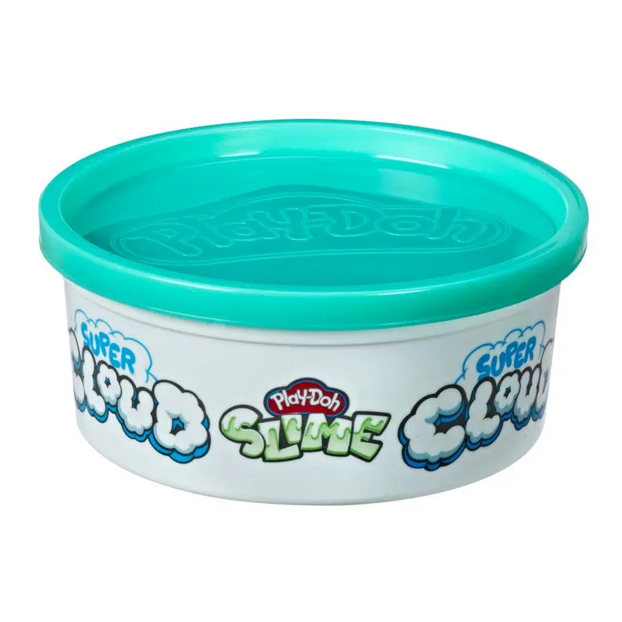 Play-Doh Super Cloud Single Can Of Blue Fluffy Slime Compound For Kids 3 Years And Up 2