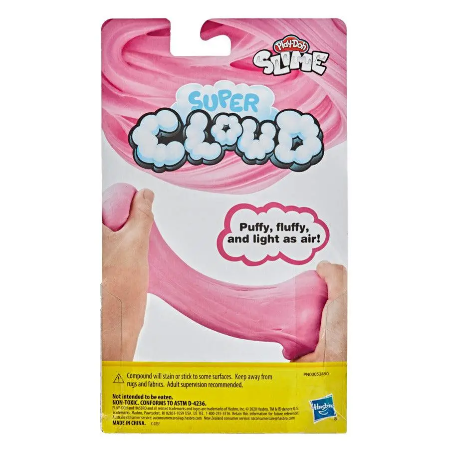 Play-Doh Super Cloud Single Can Of Light Pink Fluffy Slime Compound For Kids 3 Years And Up 2