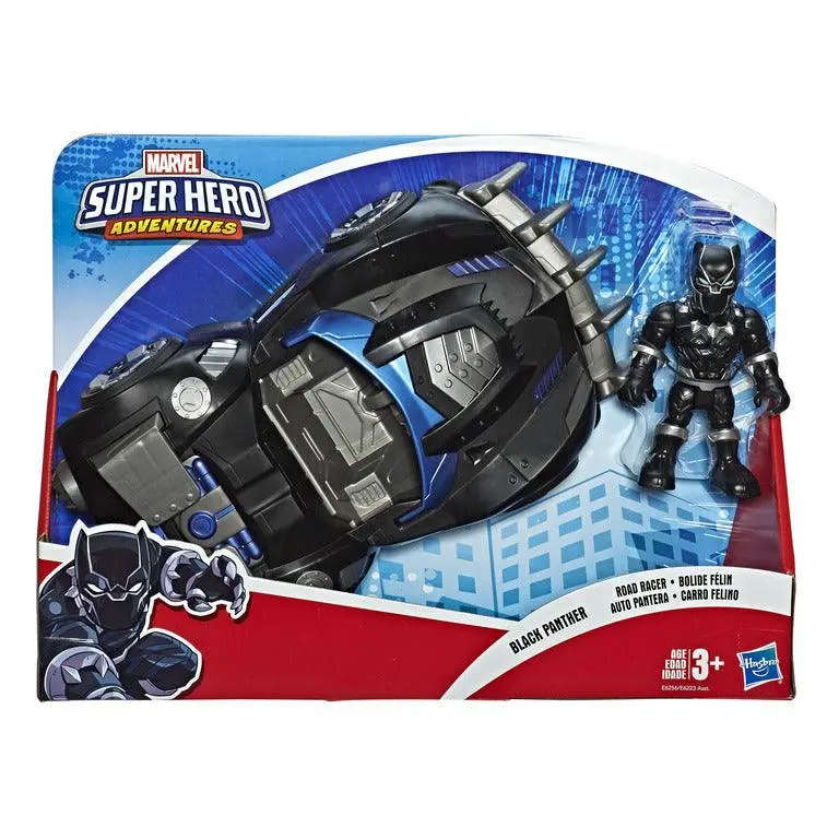Playskool Heroes Marvel Super Hero Adventures Black Panther Road Racer 2