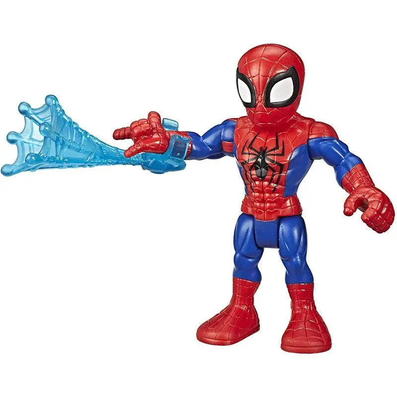 Playskool Heroes Marvel Super Hero Adventures Collectible 5-Inch Spider-Man Action Figure With Web Accessory, Toys For Kids Ages 3 And Up 1