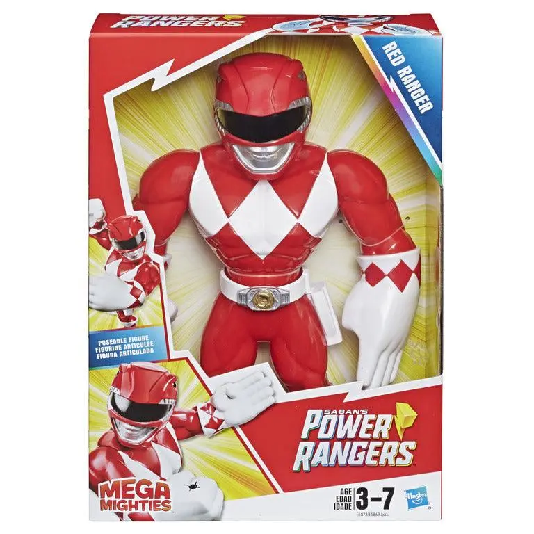 Playskool Heroes Mega Mighties Power Rangers Red Ranger 10-Inch Figure 2