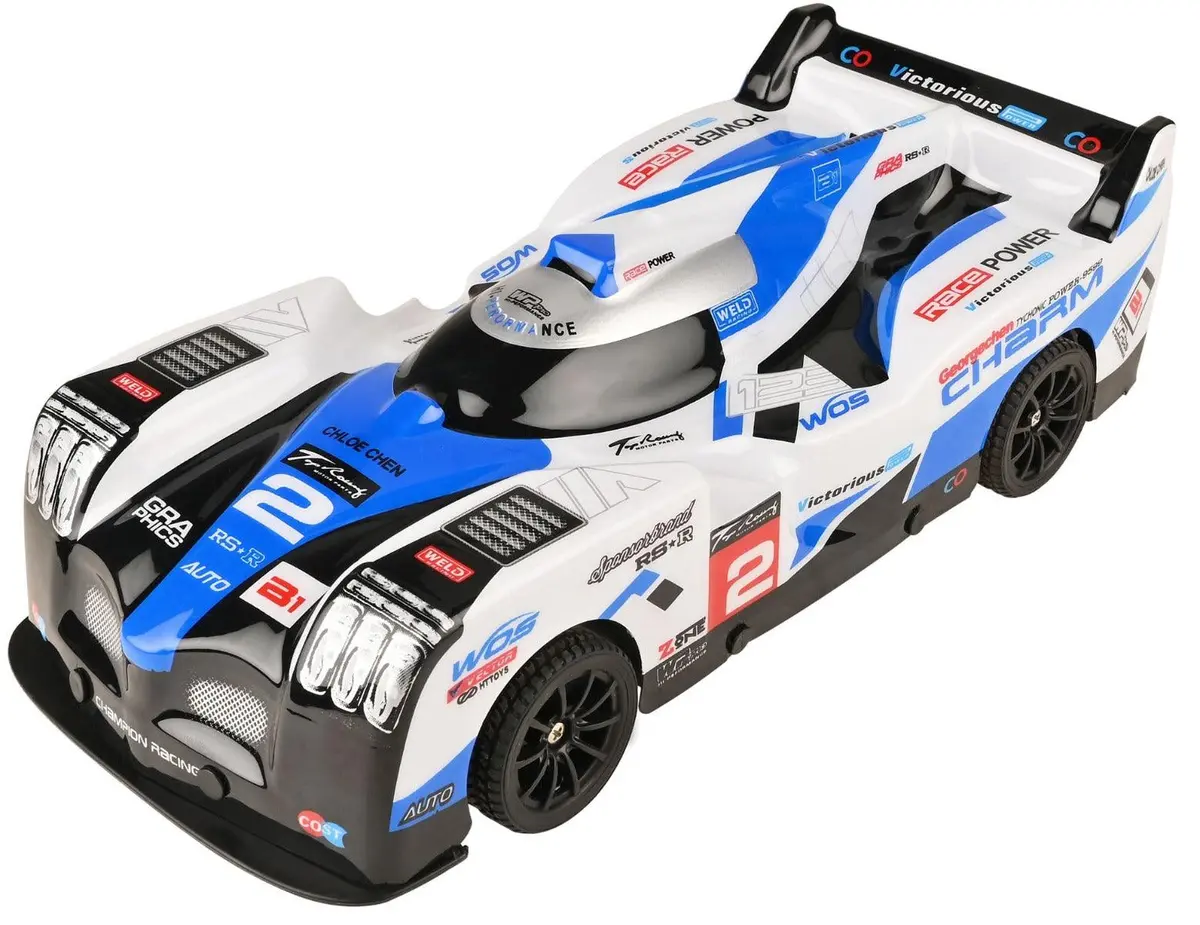 Playzu Auto Racing 1:14 Scale R/C Car - Blue For Ages 6+ 1