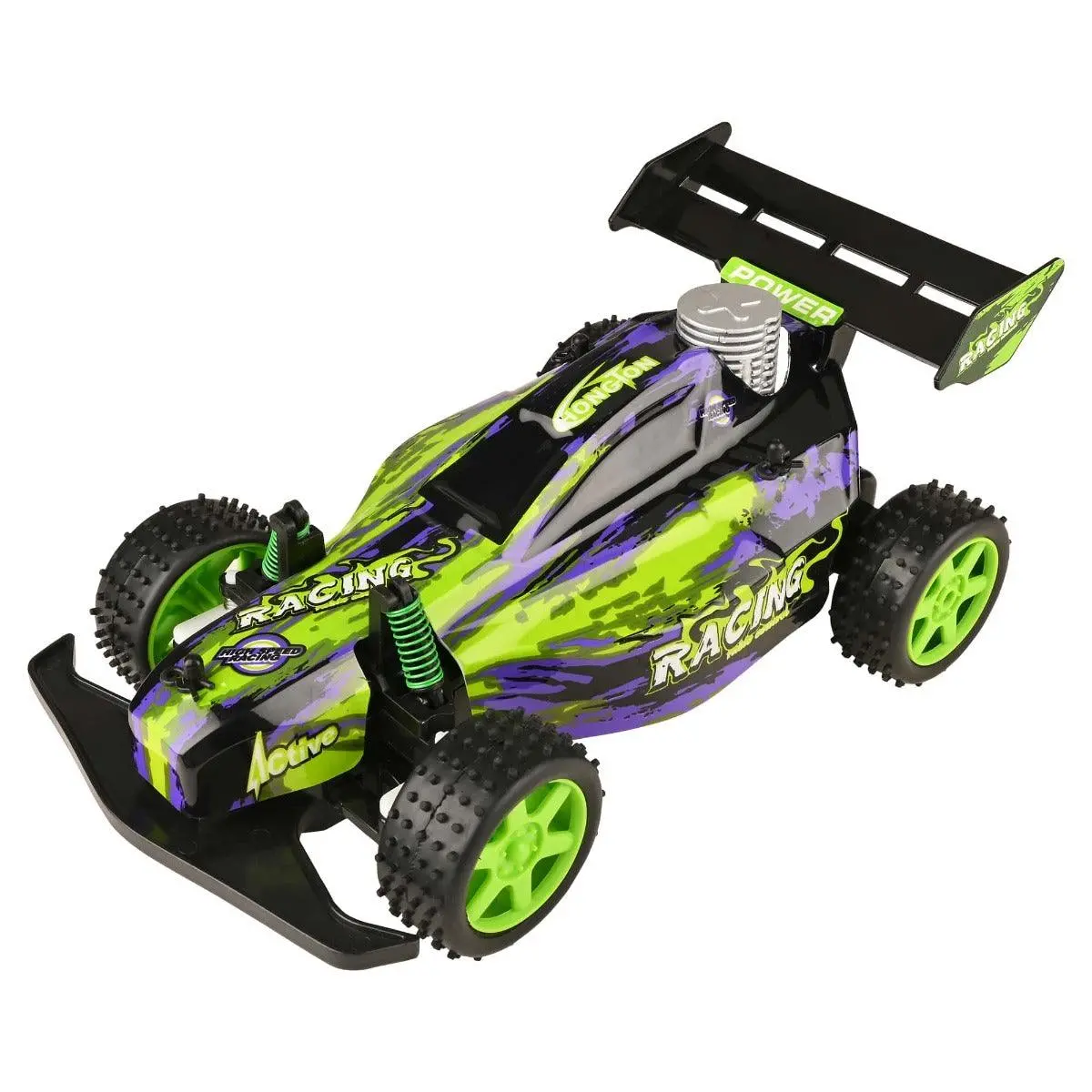 Playzu Buggy Alien 1:18 Scale R/C Car - Green For Ages 6+ 1