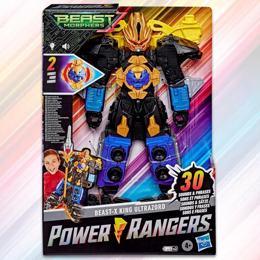 Power Rangers Beast Morphers Beast-X King Ultrazord 12.5-Inch Action Figure Toy Inspired By Tv Show With Accessory 1