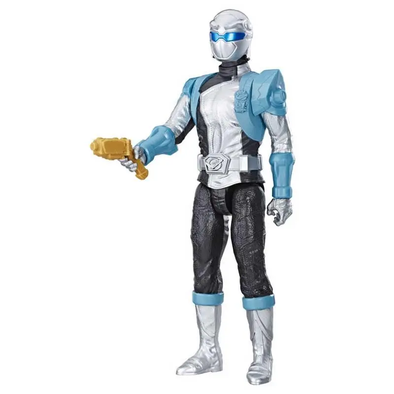 Power Rangers Beast Morphers Silver Ranger 12-Inch Action Figure Toy With Accessory, Inspired By The Power Rangers Tv Show 1