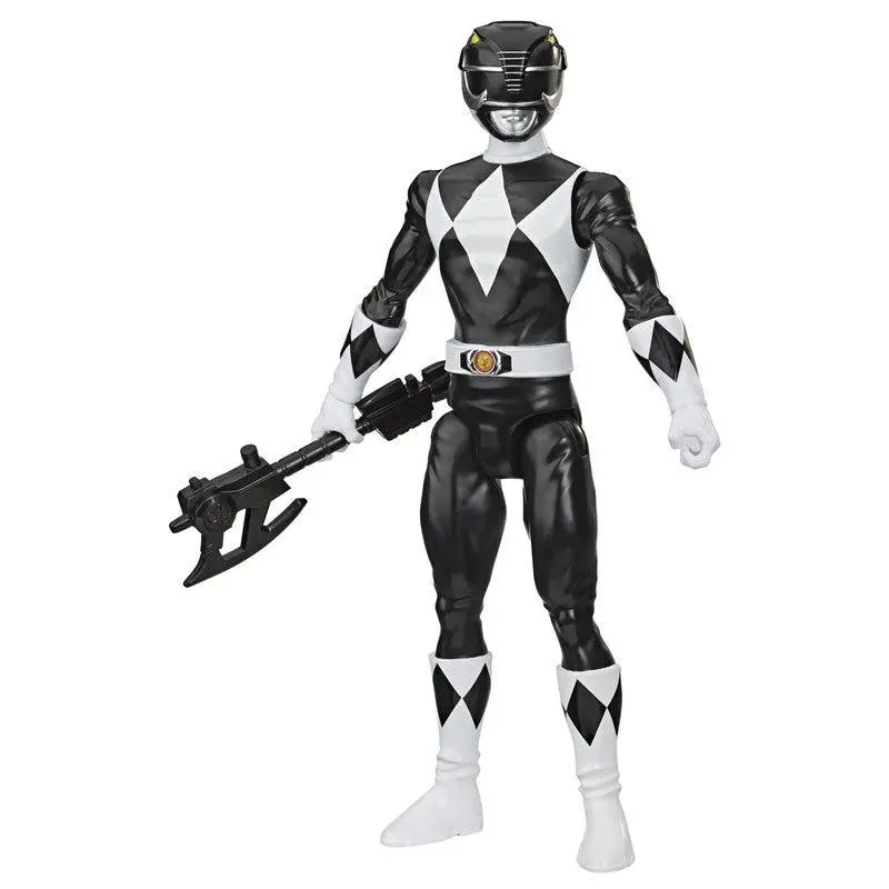 Power Rangers Mighty Morphin Black Ranger 12-Inch Action Figure Toy Inspired By Tv Show, With Power Axe Accessory 1