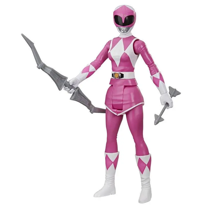 Power Rangers Mighty Morphin Pink Ranger 12-Inch Action Figure Toy Inspired By Tv Show, With Power Bow Accessory 1