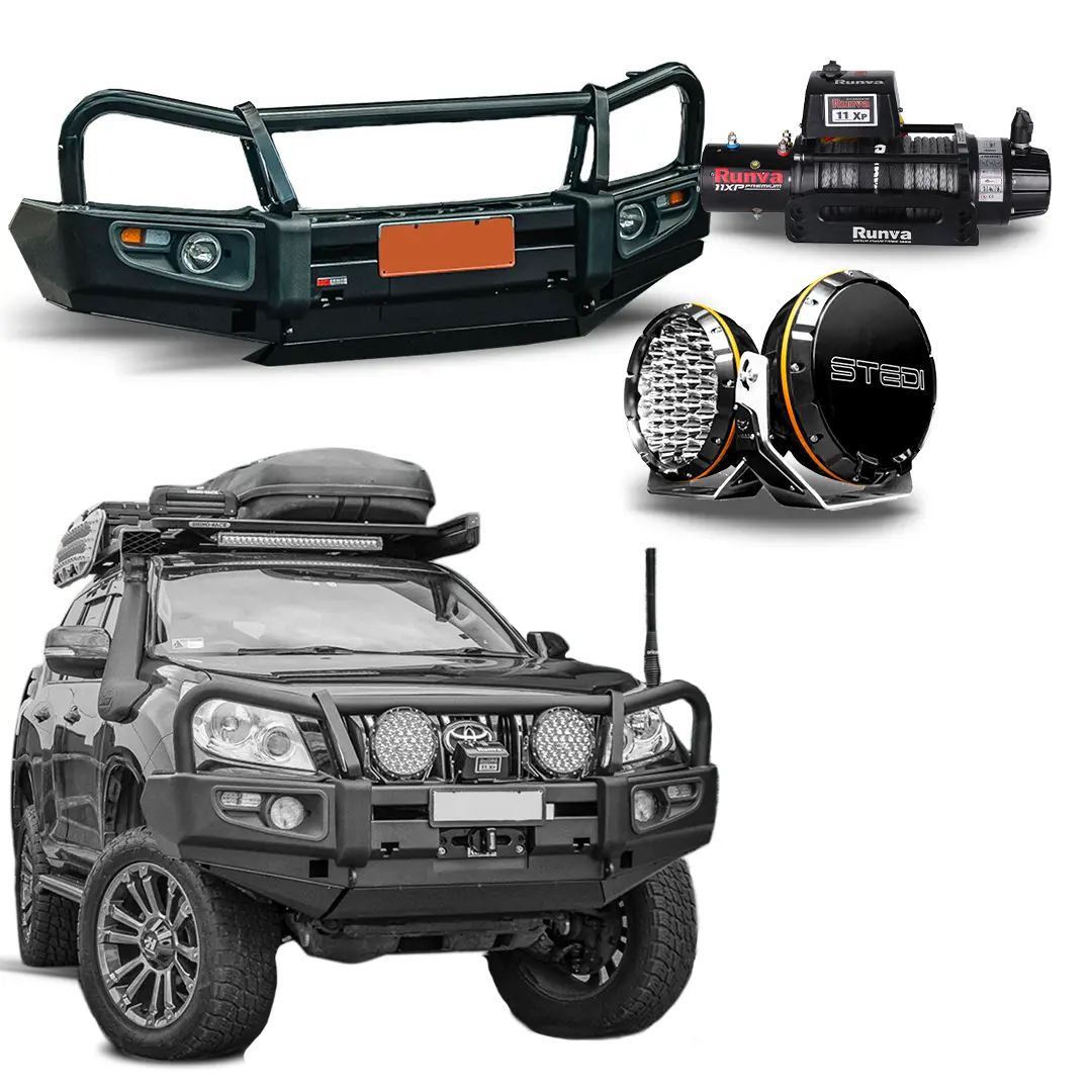 Prado 150 Protek Pack | Bull Bar, Winch, Lights 1