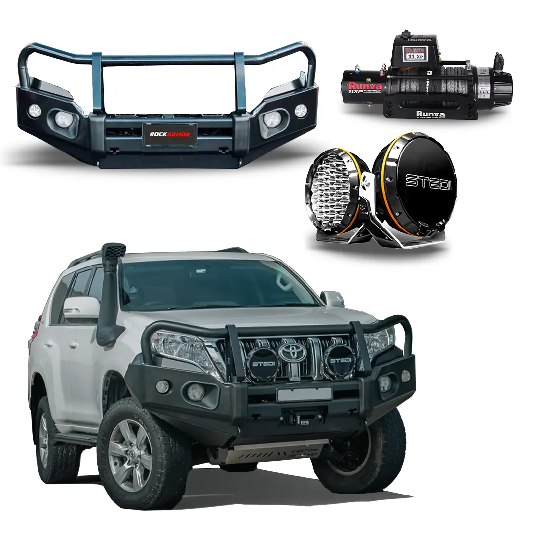 Prado 150 Protek Pack | Suits 2013 - 2017 Bullbar, Runva Winch, Stedi Lights 1