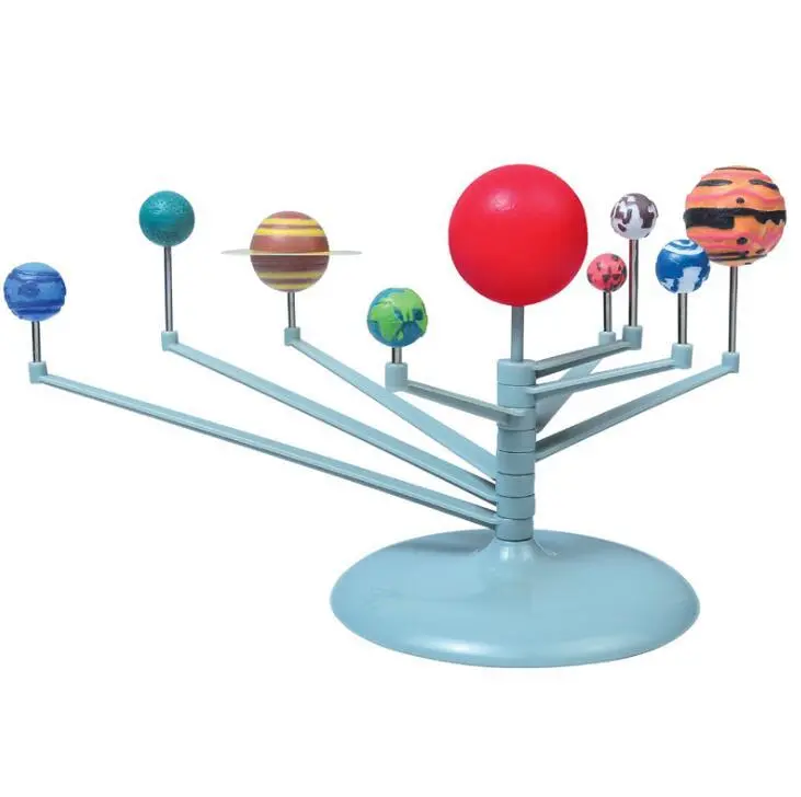 New Diy The Solar System Nine Planets Planetarium Model Kit Science Astronomy Project Early Education For Children 1