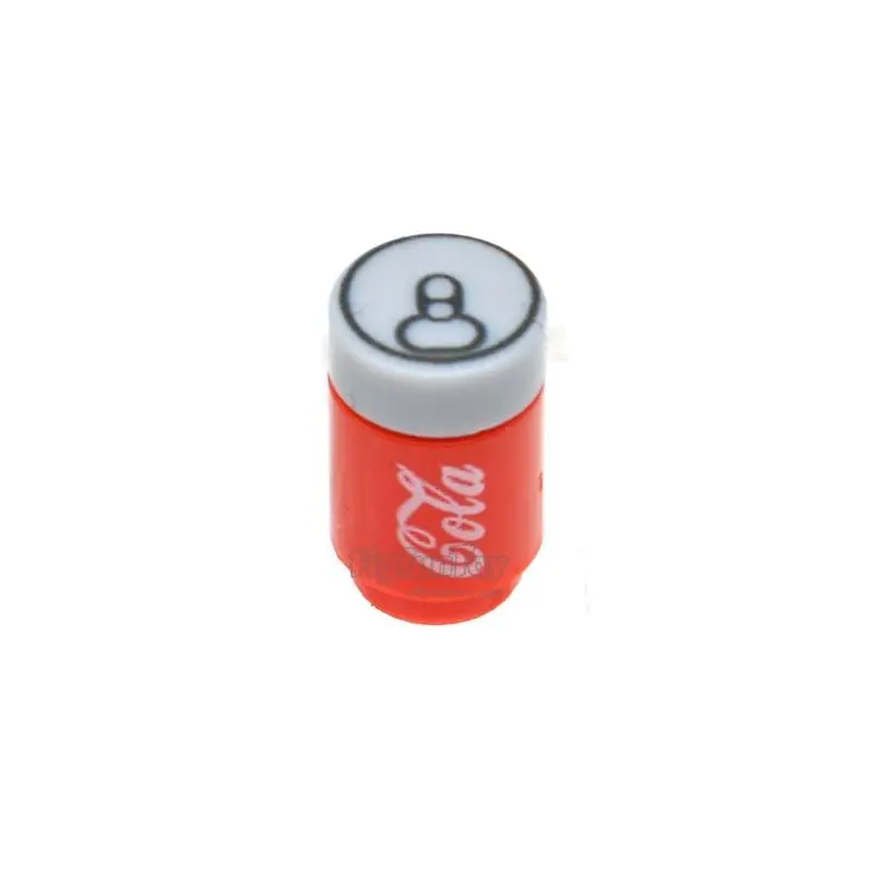 5Pcs/Lot Brick Printed Cola Drinks Spirit Tonic Water Moc City Parts Building Blocks Gifts Toys For Children Lego 19