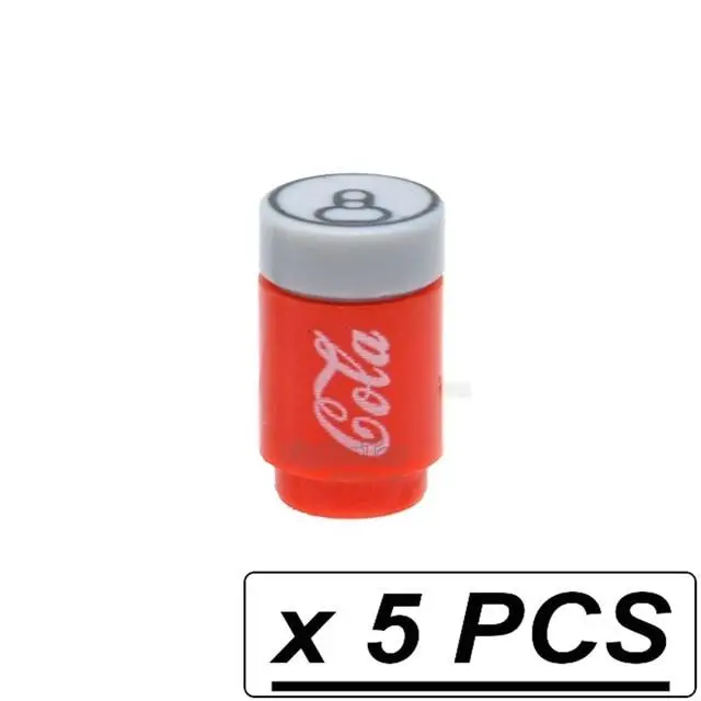5Pcs/Lot Brick Printed Cola Drinks Spirit Tonic Water Moc City Parts Building Blocks Gifts Toys For Children Lego 6