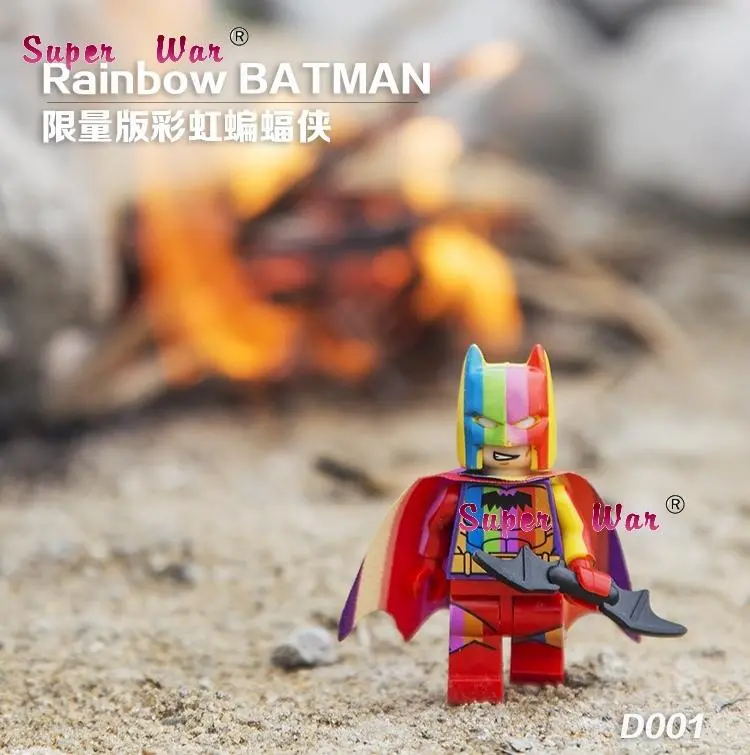 Lego Star Wars Superhero Marvel Avengers Rainbow Batman Building Blocks  Sets Model Bricks Toys For Children 1