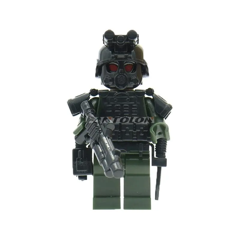 Military Special Forces Building Blocks City Police Swat Team Cs Commando Army Soldiers With Weapon Gun Blocks Toy For Children Lego 1