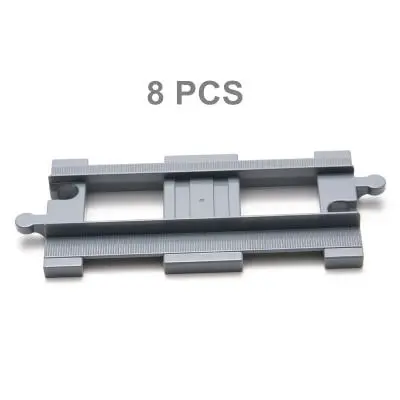 Marumine Blocks Duplo Toy Train Track Crossover Parts Railway Switch Building Bricks Gift For Children 4