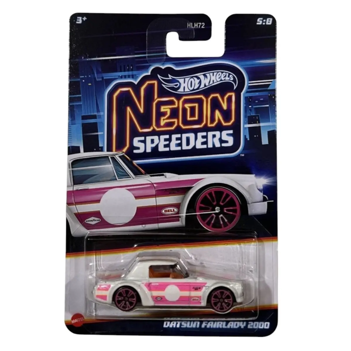 Hot Wheels Neon Speeder 2025 Edition 1:64 Scale Datsun Fairlady 2000 Die-Cast Vehicles For Ages 3+ 1