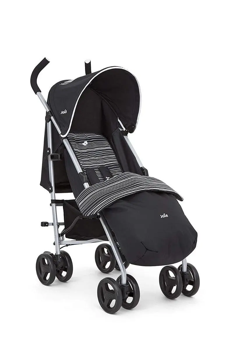 Joie Rapid Stroller Skewed Lines Caviar - Baby Stroller With Compact Umbrella Fold For Ages 0-3 Years 1