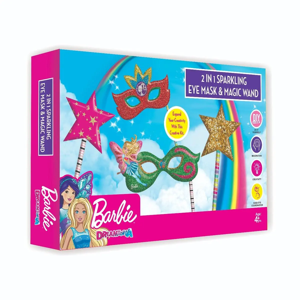 Barbie 2 In 1 Sparkling Eye Mask 1
