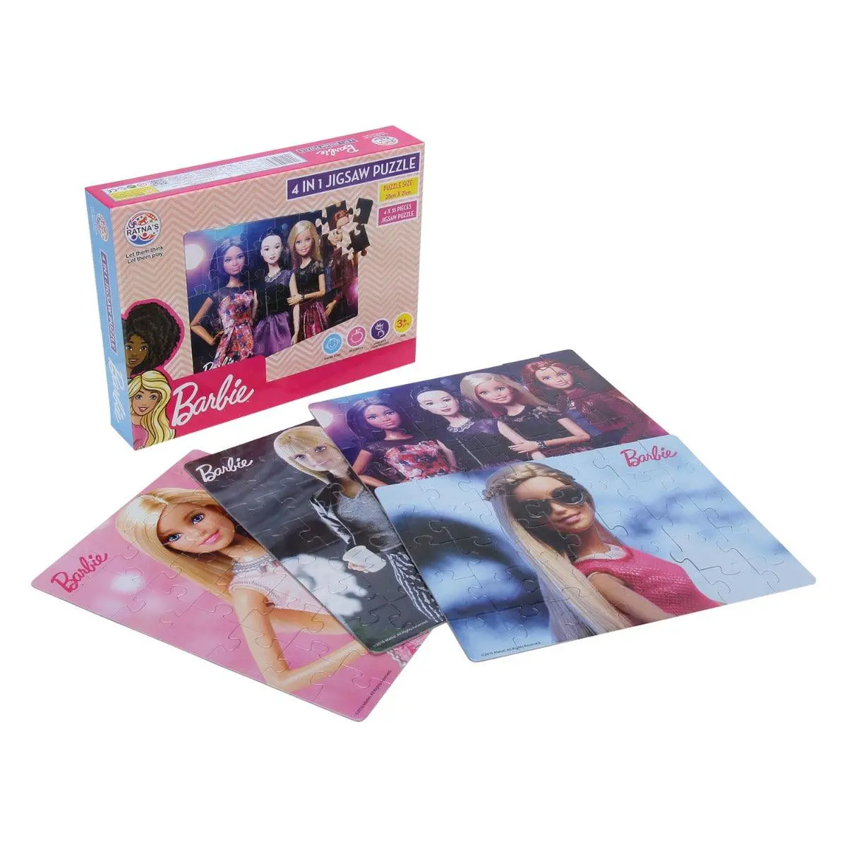 Barbie 4 In 1 Jigsaw Puzzle 2
