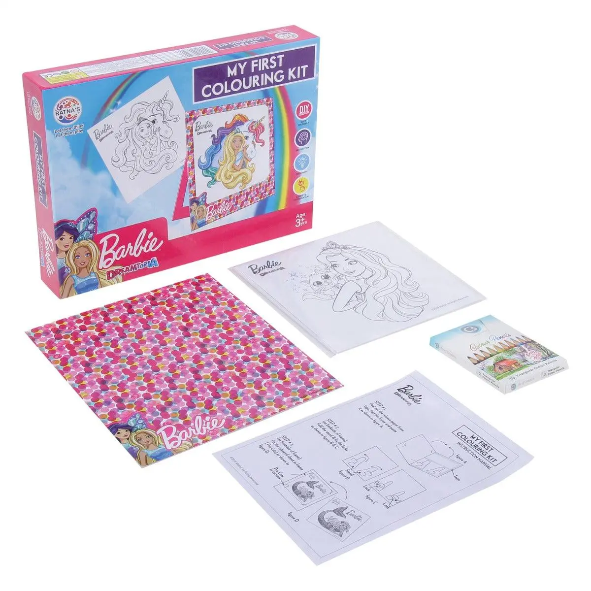 Barbie My First Colouring Kit 2