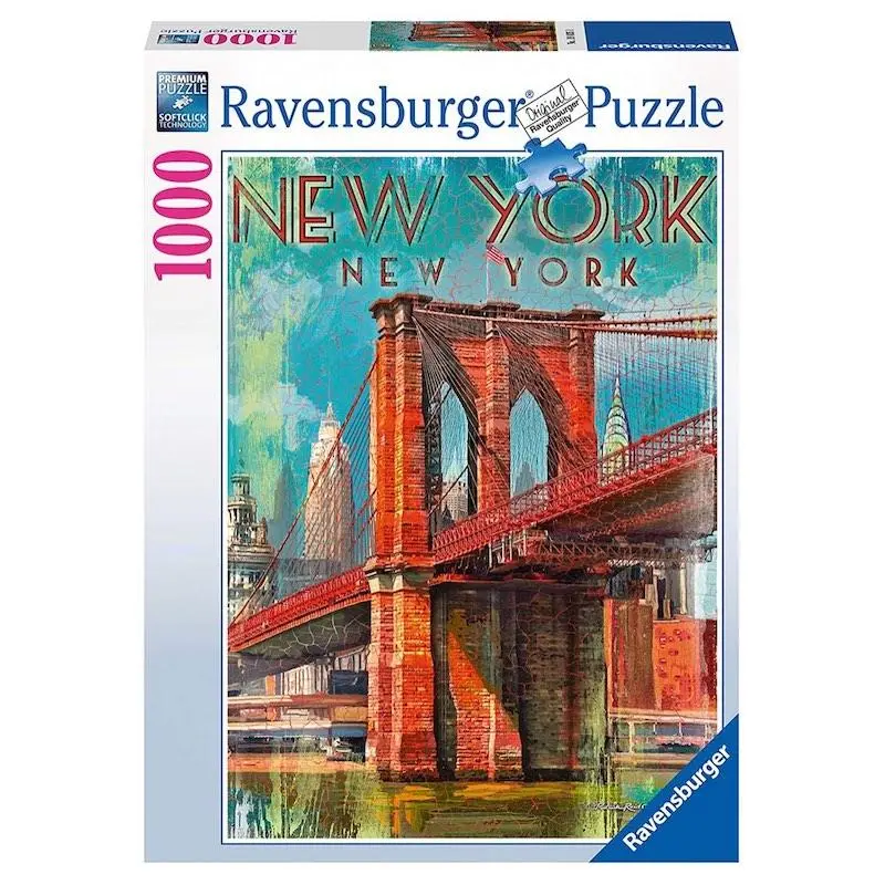 Ravensburger 19835 Retro New York Jigsaw Puzzle 1