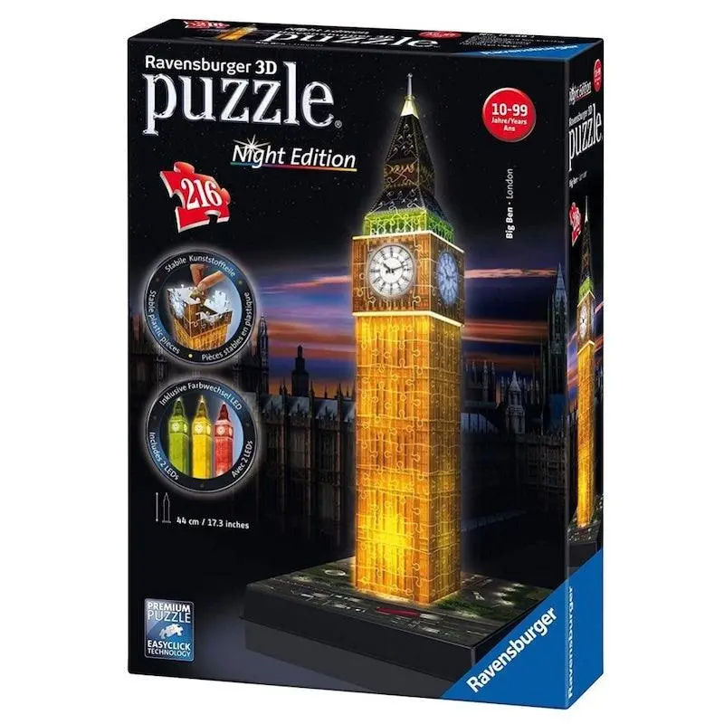 Ravensburger 3D Light Up Big Ben 1