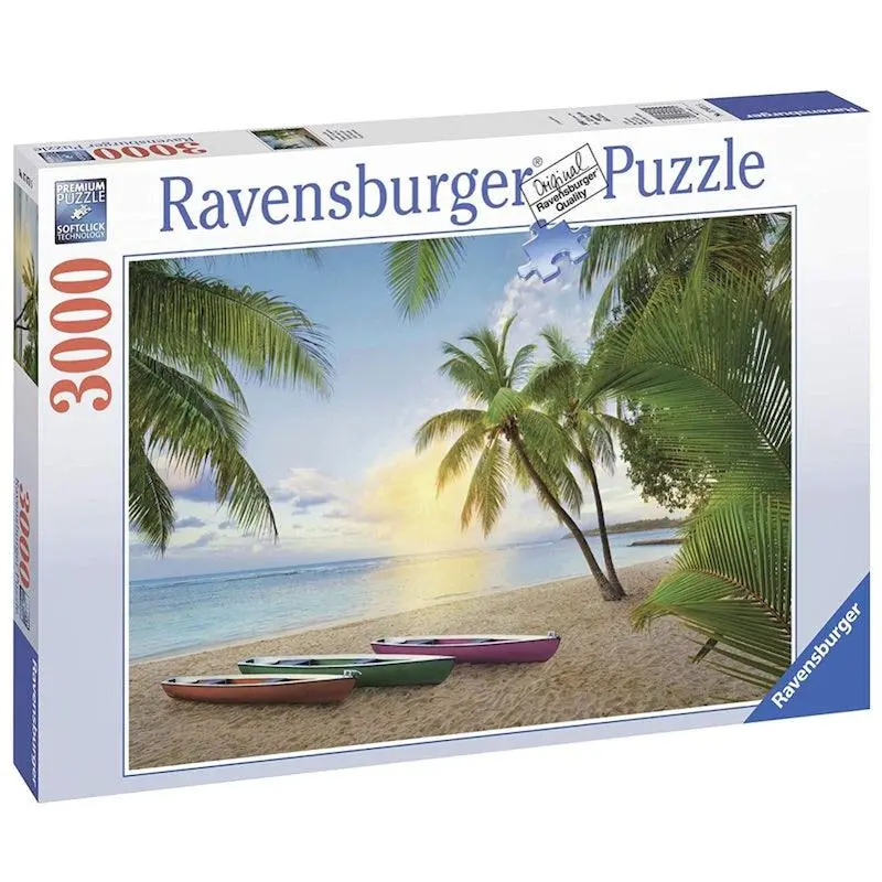 Ravensburger Palm Tree Paradise Jigsaw Puzzle (3000 Piece) 1