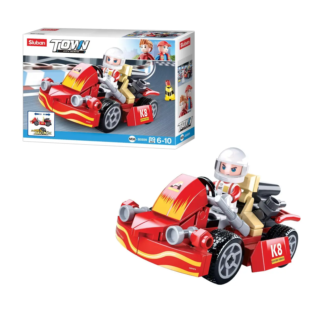 Sluban Karting, Building Blocks For Ages 6+ 1