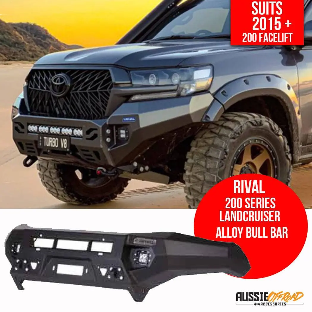 Rival Alloy Front Bumper Suits - Toyota Land Cruiser 200 Series (09/2015 - 2021) 1