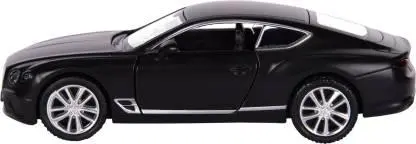 Rmz Die Cast Pull Back 2018 Bentley Continental Gt, Matte Black 2