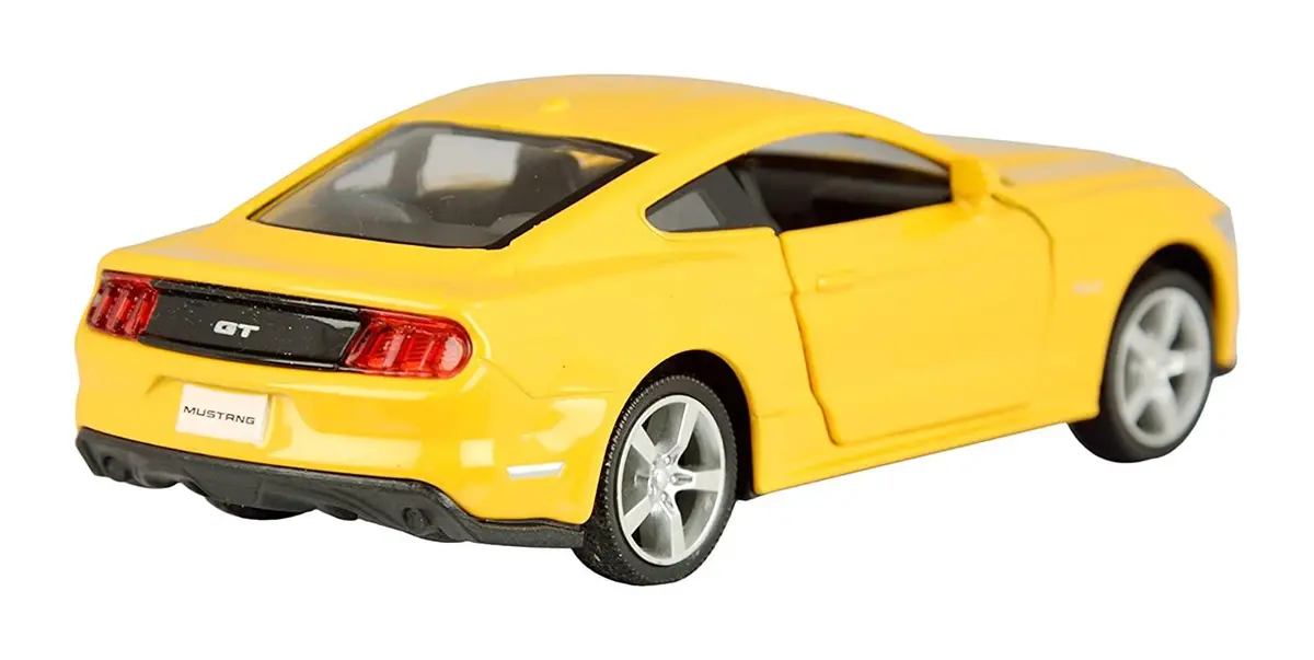 Rmz Die Cast Pull Back Ford Mustang 2015, Yellow 2