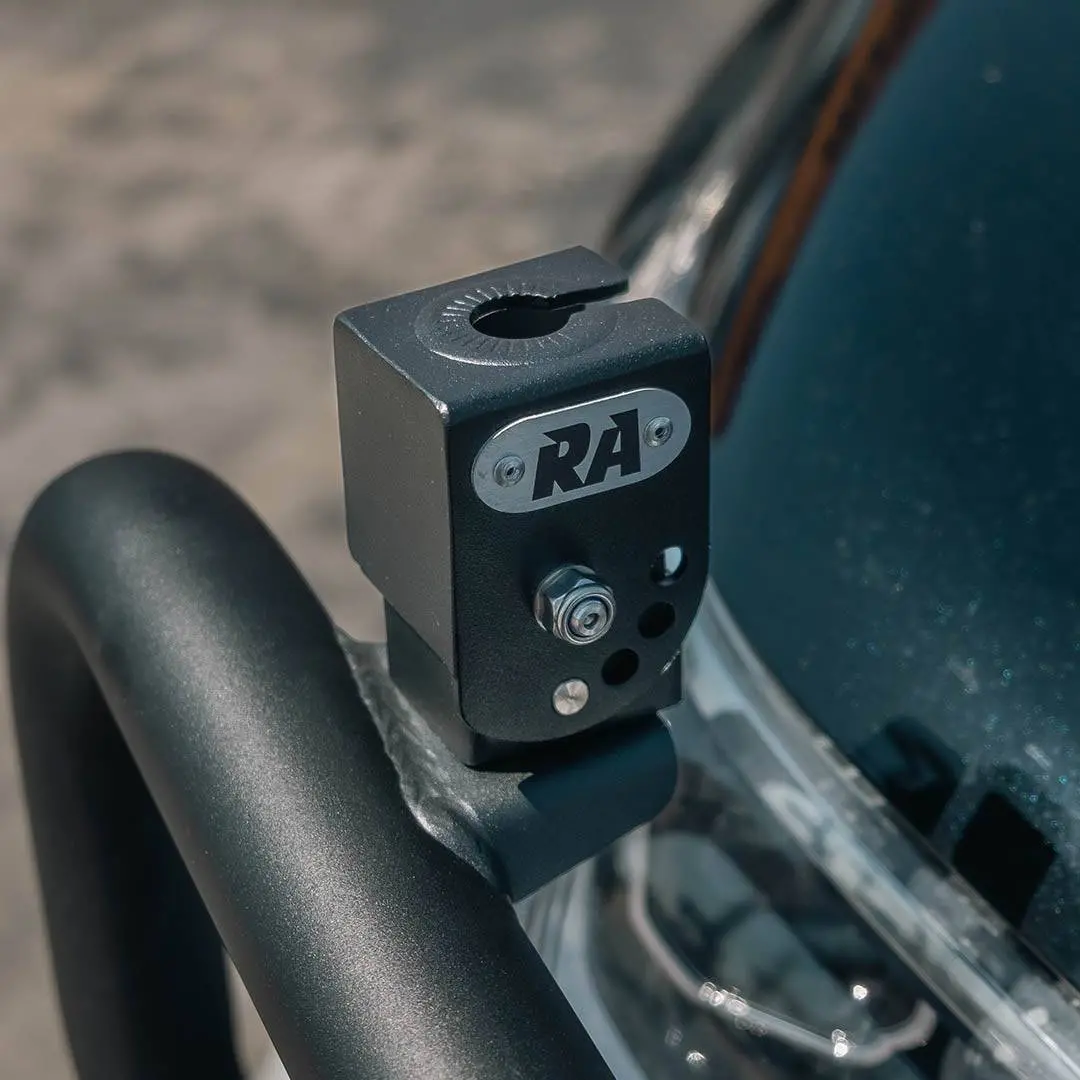 Folding Antenna Mounting Bracket | Slotted - Rockarmor 4X4 1