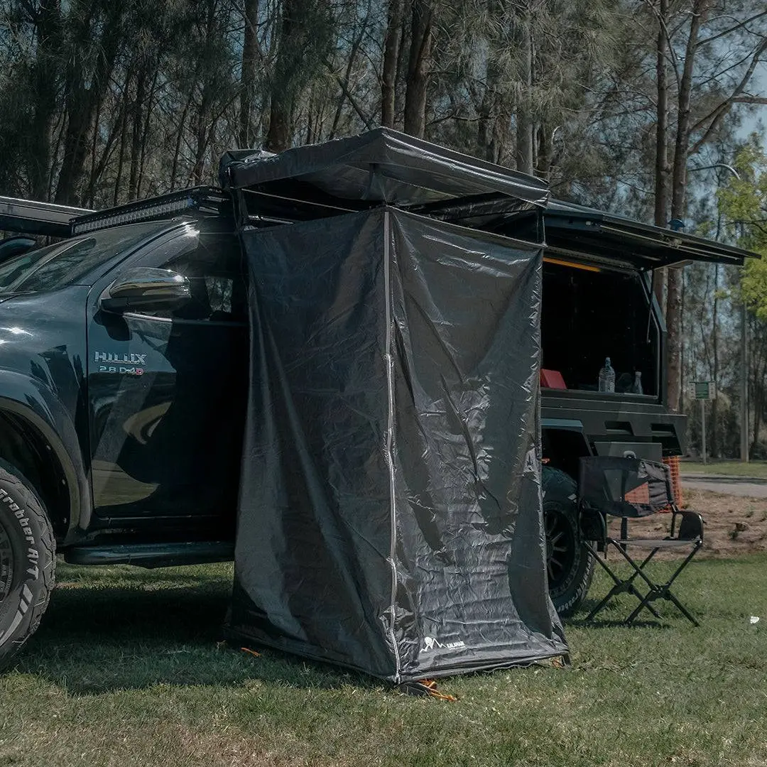 Shower Awning Tent + Roof & Floor + Built In Led Light | Kalahari 1