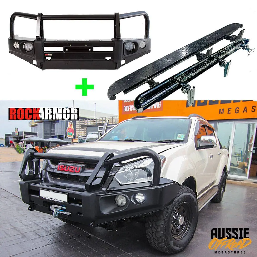 Isuzu Dmax | 06/2012 - 07/2020 | Bull Bar & Rockslider Combo 1