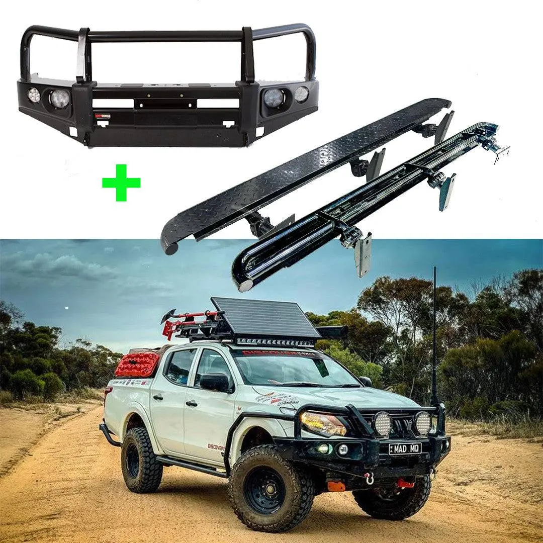 Mq Triton Bull Bar & Rockslider Combo 1