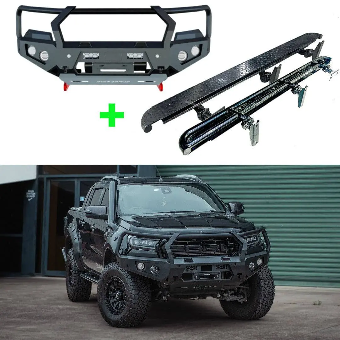Px2 & Px3 Gt Bullbar & Rockslider Combo 1