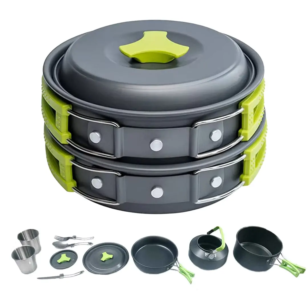 Camping Pot Set - Compact Portable 1