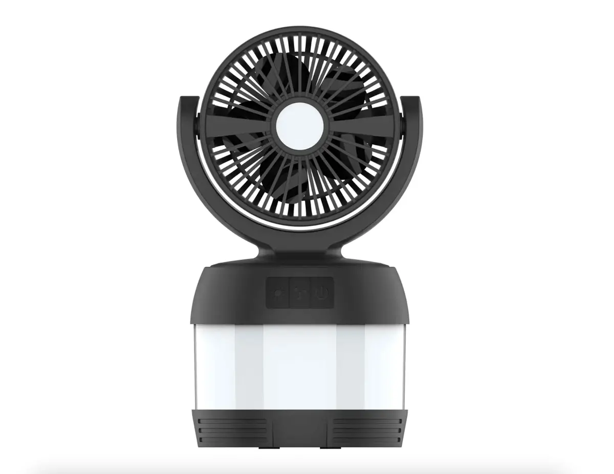 Mini Camping Fan | Built-In Led Lantern 1