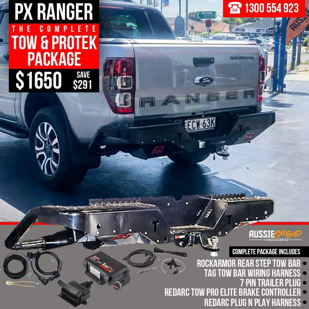 Px Ranger Rear Step Tow Bar - Combo Pack 1