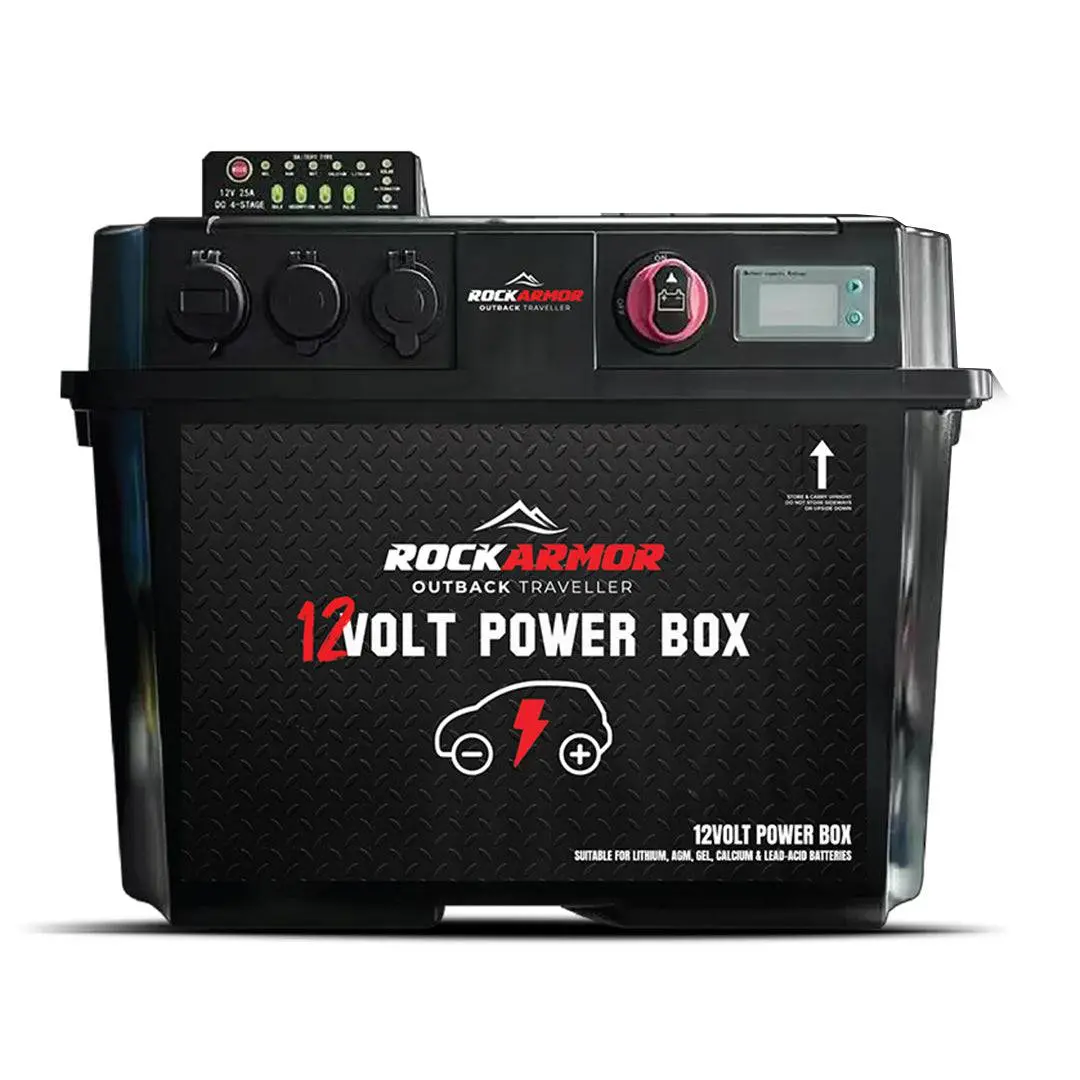 12V Battery Box With Dcdc Charger Mppt Ip67 Rated 1