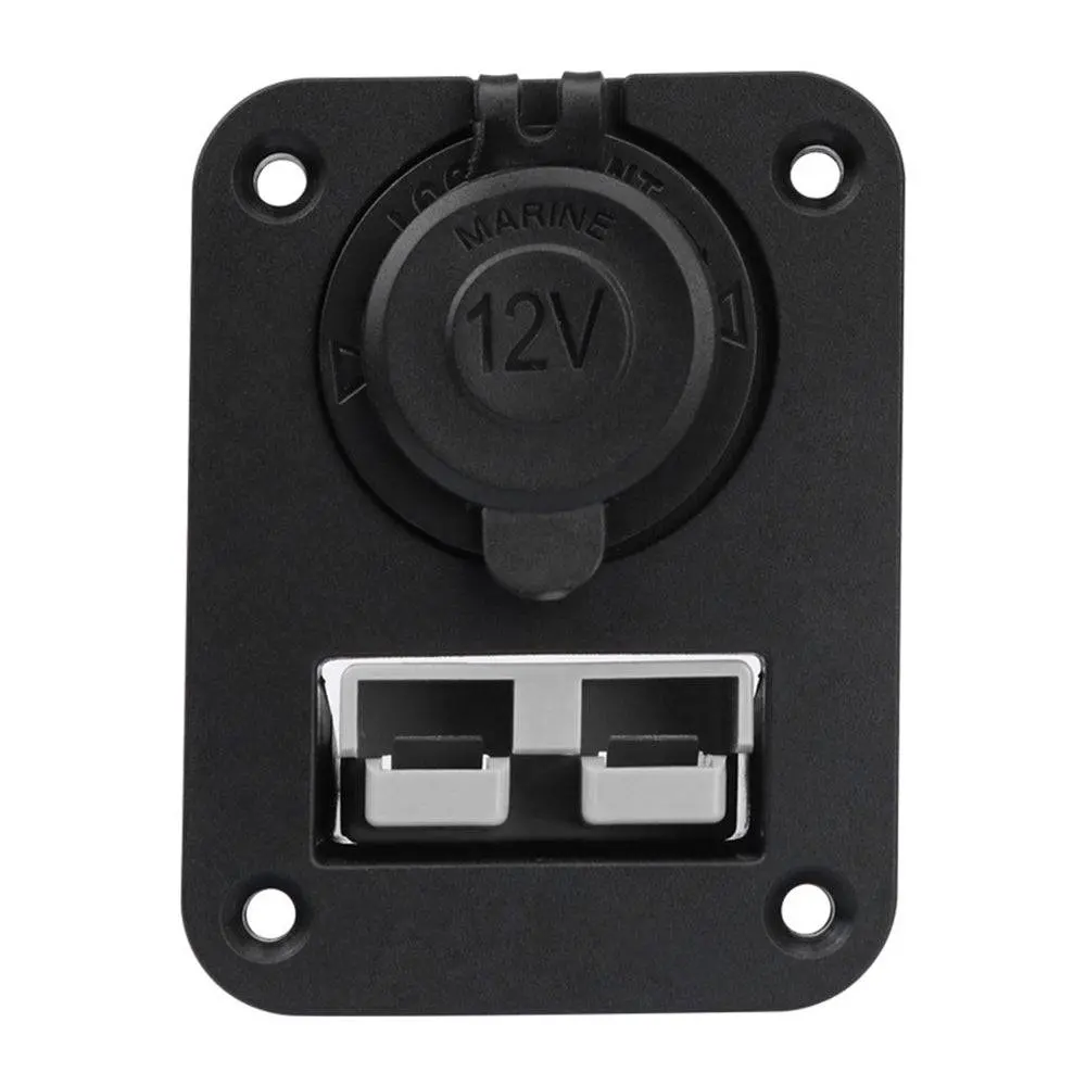 50A Anderson Plug Flush + Cigie Input Mount Flush Panel 1