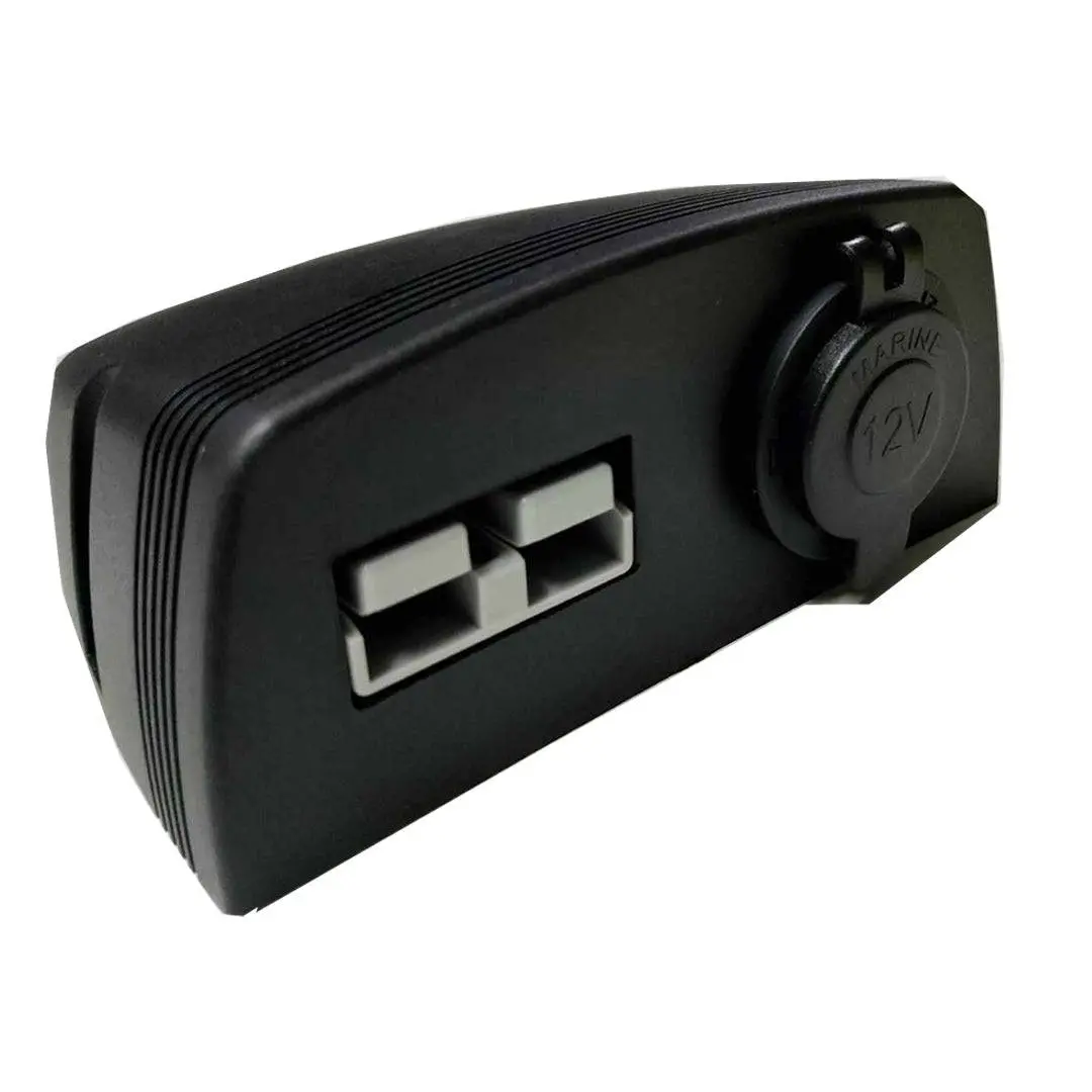50Amp Anderson + Ciggie Input | Moulded Panel 1