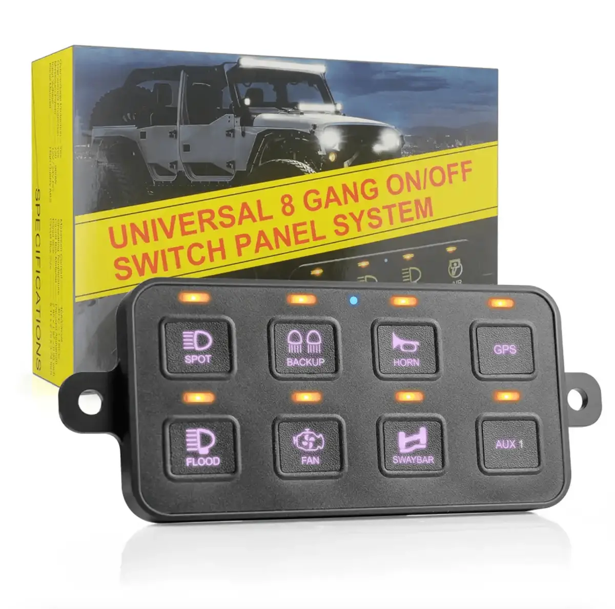 Bluetooth 8 Gang Switch Touch Panel 1