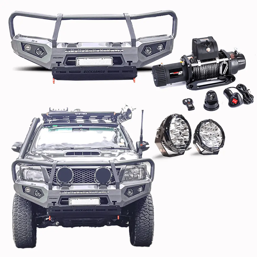 N70 Hilux 08/2011-08/2015 Gt Frontal Pack | Gt Bullbar, Winch, Lights 1