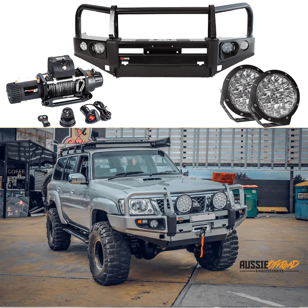 Nissan Gu Patrol Series 4+ | Offroad Pack | Bullbar, Winch, Lights 1