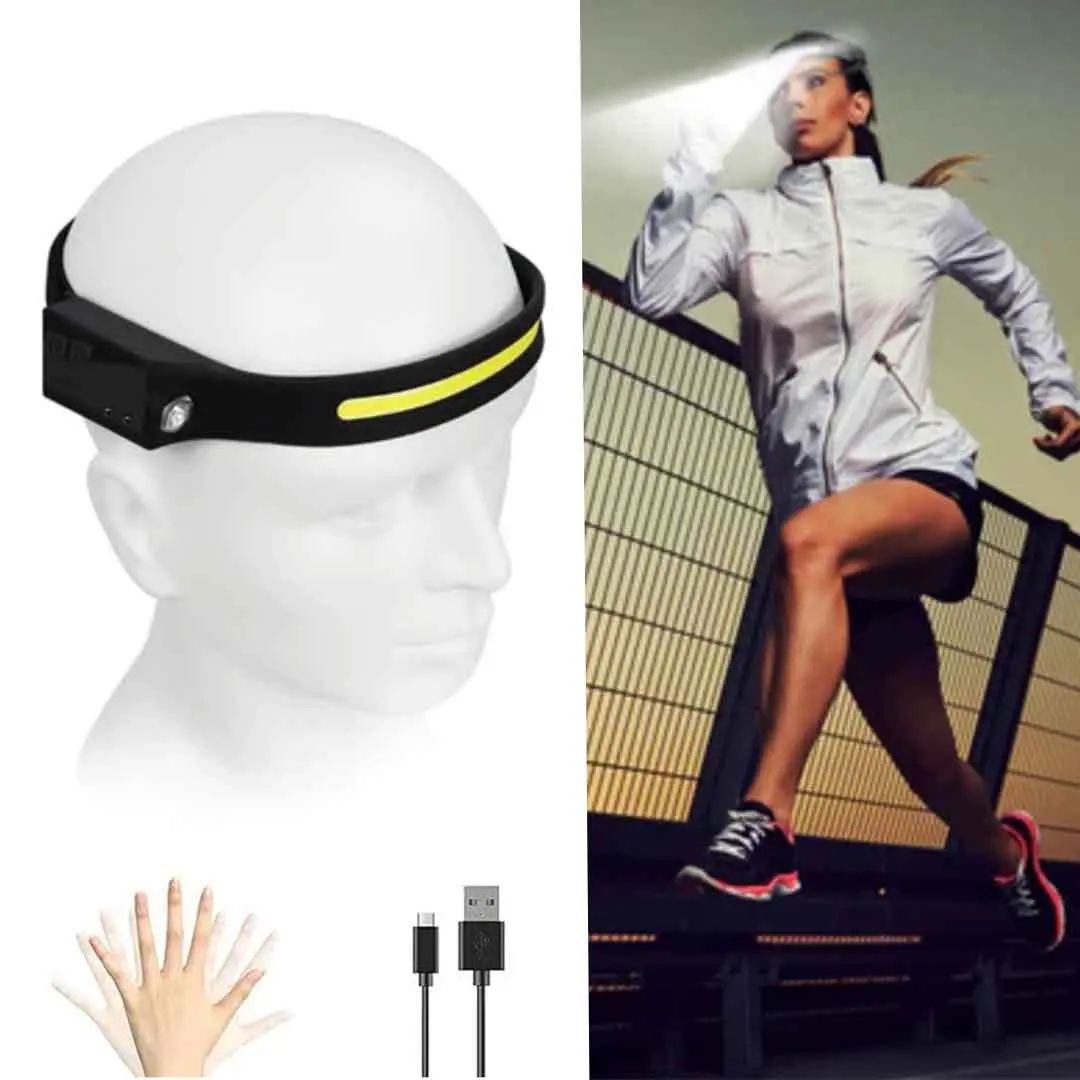 Led Head Torch | Rechargeable | Wave Induction | 350 Lumens 1