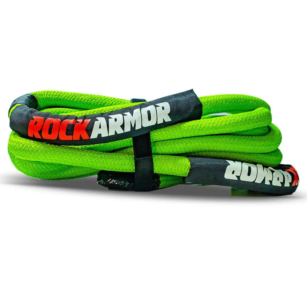 13,000Kg Kinetic Recovery Rope | 9Metres X 25Mm | Green 1